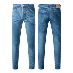 Purple Brand Jeans Pure Cotton High Street Trend #9106