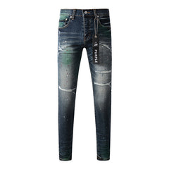 Purple Brand Jeans Pure Cotton High Street Trend