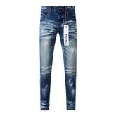 Purple Brand Jeans Pure Cotton High Street Trend