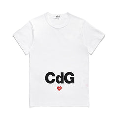 CDG Be Kind T Shirt Play Short Sleeve T-shirt