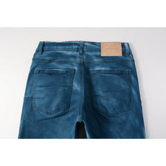 Purple Brand Jeans Pure Cotton High Street Trend #9106