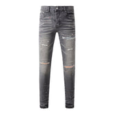 Purple Brand Jeans Pure Cotton High Street Trend #9107