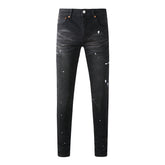 Purple Brand Jeans Pure Cotton High Street Trend #9098