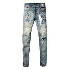Purple Brand Jeans High Street Distressed#9037