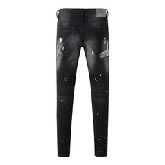 Purple Brand Jeans Pure Cotton High Street Trend #9099