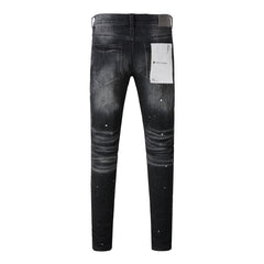 Purple Brand Jeans Pure Cotton High Street Trend #9027