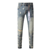 Purple Brand Jeans Pure Cotton High Street Trend #9092