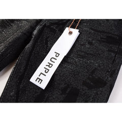 Purple Brand Jeans Pure Cotton High Street Trend #9026