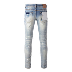 Purple Brand Jeans Pure Cotton High Street Trend #9003