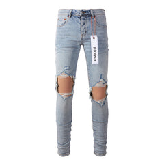 Purple Brand Jeans Pure Cotton High Street Trend