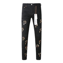 Purple Brand Jeans Pure Cotton High Street Trend #9008