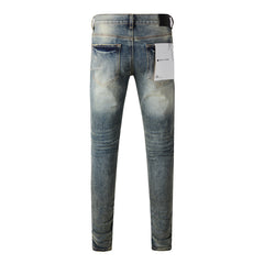 Purple Brand Jeans Pure Cotton High Street Trend #9042