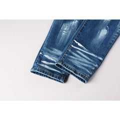 Purple Brand Jeans Pure Cotton High Street Trend