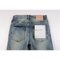 Purple Brand Jeans Pure Cotton High Street Trend #9015