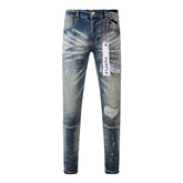 Purple Brand Jeans Pure Cotton High Street Trend