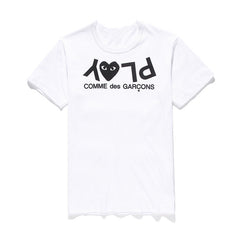 CDG Be Kind T Shirt T-shirt Peach Heart Unisex Wear Cotton round Neck Short Sleeve