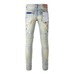 Purple Brand Jeans Pure Cotton High Street Trend #9007