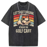 Men T Shirts Short Sleeve T-Shirt Women Washed Old American