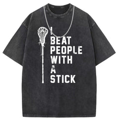 Men T Shirts Short Sleeve T-Shirt Women Washed Old American