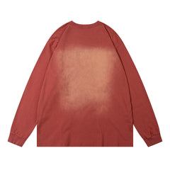 Men Long Sleeve T Shirt Personality Cotton T-shirt Loose