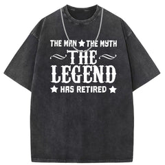 Men T Shirts Crew neck short-sleeved T-shirt washed and old