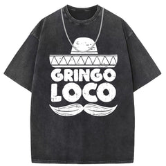 Men T Shirts Short Sleeve T-Shirt Women Washed Old American