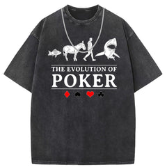 Men T Shirts Washed old punk cotton short-sleeved T-shirt