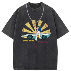 Men's T Shirts Cotton Crew Neck Short Sleeve T-Shirt Women's Wash