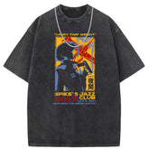 Mens T Shirts Crew Neck Short Sleeve T-Shirt Washed Old American