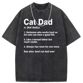 Men T Shirts Short Sleeve T-Shirt Women Washed Old American