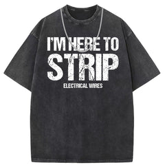 Men T Shirts Vintage oversize printed short-sleeved T-shirt