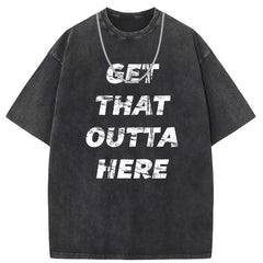 Men T Shirts Short-sleeved T-shirt women washed and old