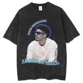 Mens T Shirts Printed T-Shirt Loose Street Short Sleeve Crew Neck