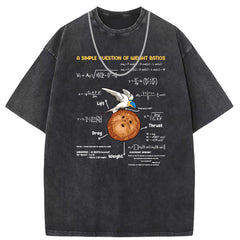 Mens T Shirts Washed Old Punk Short Sleeve T-Shirts