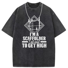 Men T Shirts Vintage old anime oversize printed short-sleeved T-shirt