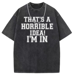 Men T Shirts Short Sleeve T-Shirt Women Washed Old American Street