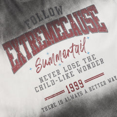 Men Long Sleeve T Shirt Spray Painting Gradient Tie-Dye Hip Hop Rock Trend