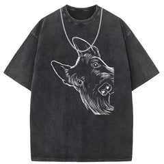 Men T Shirts Crew neck short-sleeved T-shirt washed and old