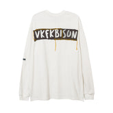 Men Long Sleeve T Shirt Portrait Printing Casual Loose