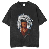 Mens T Shirts Tentacion American vintage print short sleeve t-shirt