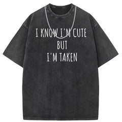 Men T Shirts Short Sleeve T-Shirt Women Washed Old American Street