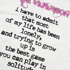 Men Long Sleeve T Shirt Figure Print Loose Casual