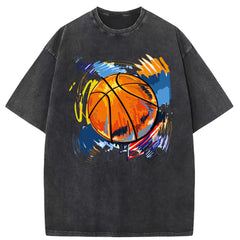 Men T Shirts Washed Old Retro Trend