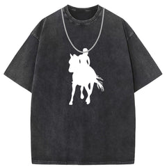 Men T Shirts Crew neck short sleeve T-shirt women washed and old