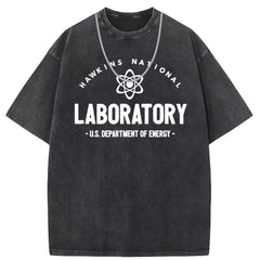 Men T Shirts Short Sleeve T-Shirt Women Washed Old American