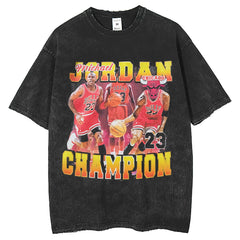 Mens T Shirts Vintage T-Shirts Crew Neck Edged Short Sleeves