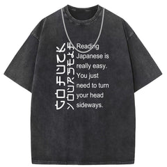 Men T Shirts Washed old punk cotton short sleeves