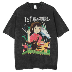 Mens T Shirts vintage T-Shirt Spirited Away