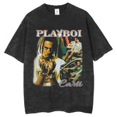 Mens T Shirts TEMETOW Old Loose T-Shirts Vintage Washing Short Sleeves