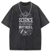 Men T Shirts Short-sleeved T-shirt women washed and old